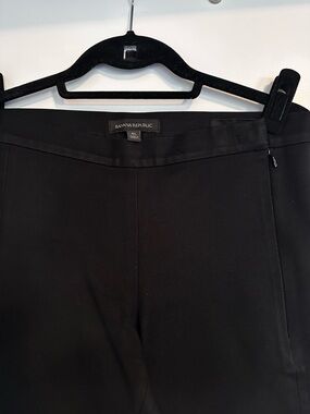 Banana Republic Black Slim Fit Dress Trousers